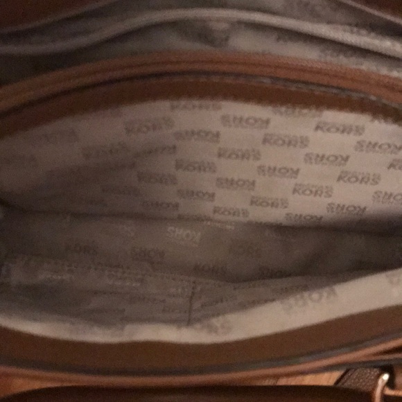 Like New Large Michael Kors Margo Leather Bag Tan - Picture 6 of 8